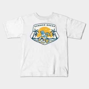 Summer Break - Holiday Kids T-Shirt